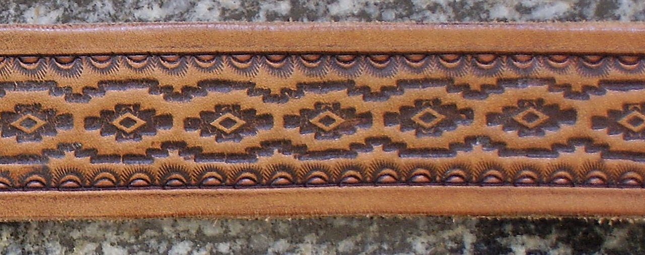 Hand Tooled Leather Western Style Holsters Belts